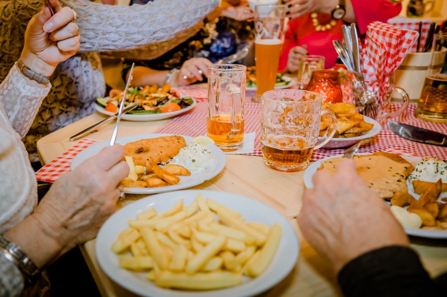 Eten met grote groepen